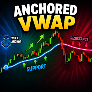 Anchored VWAP thumbnail showing the week anchor, support, and resistance zones
